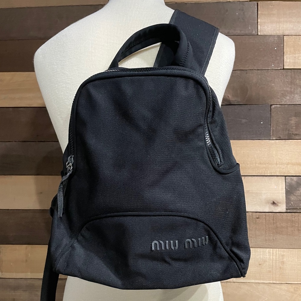 Miu Miu One-Shoulder Backpack